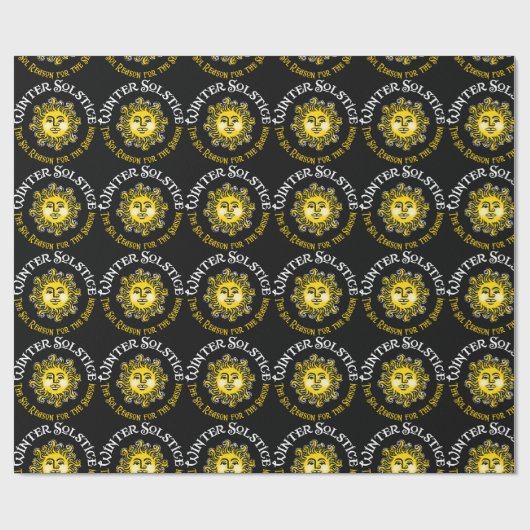 Papier Cadeau WINTER SOLSTICE: The Sol reason for the season - (Plat)