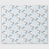 Papier Cadeau Winter Wild Glacier Leopard (Plat)