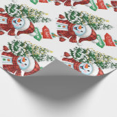 Papier Cadeau Winter Wonderland - Matte Wrapping Paper (Coin)