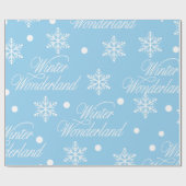 Papier Cadeau Winter Wonderland Noël (Plat)