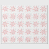 Papier Cadeau Winter Wonderland Pink Silver Flèches (Plat)