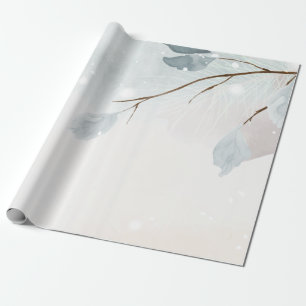 Papier Cadeau Winter Wonderland, Tree Branch Holiday