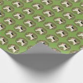 Papier Cadeau Wire Fox Terrier Wreath (Coin)