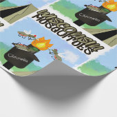 Papier Cadeau Wisconsin Mosquitoes Cartoon (Coin)