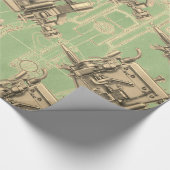 Papier Cadeau Wisconsin Moteur Milwaukee Wisconsin Moteur à gaz (Coin)