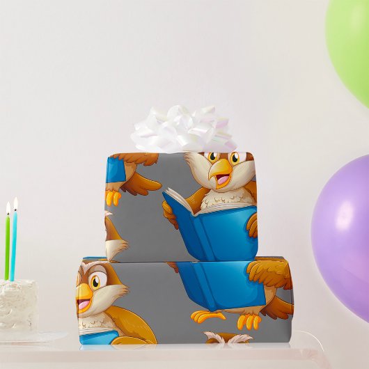 Papier Cadeau Wise Old Owl