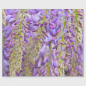 Papier Cadeau Wisteria Purple Floral Blossom Tree Violet Wrappet (Plat)