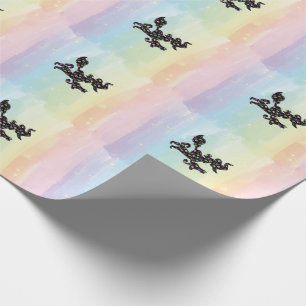 Papier Cadeau Witchy And Cat, Halloween Mood