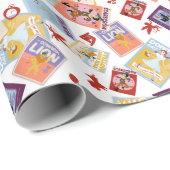 Papier Cadeau Wizard of Oz™ Character Print Toss Pattern (Coin rond)