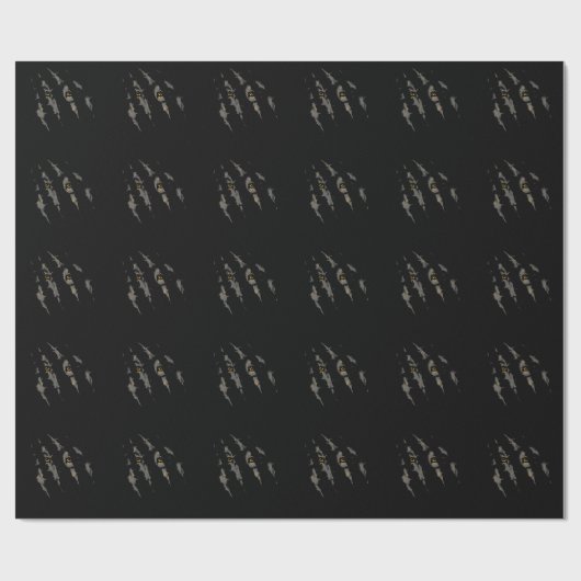 Papier Cadeau Wolf Claw scratch Wolves Forêt Animal (Plat)