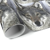 Papier Cadeau Wolf Eyes (Coin rond)