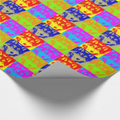 Papier Cadeau Wolf Pop Art (Coin)