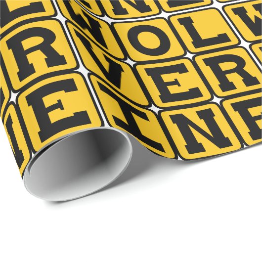 Papier Cadeau Wolverine, Mammifère féroce (Coin rond)