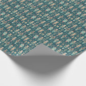 Papier Cadeau Wonderland Green Nutcracker Élégance (Coin)