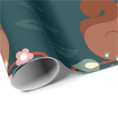 Papier Cadeau Woods (Coin rond)