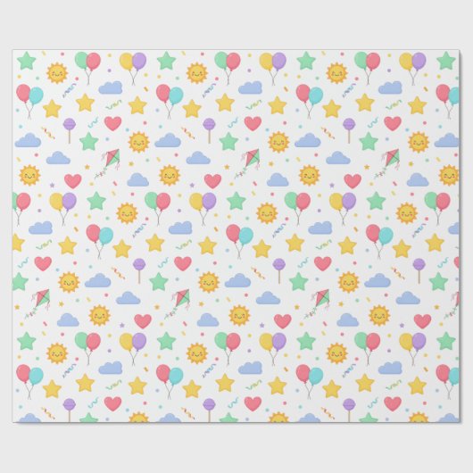 Papier Cadeau World Children’s Day Wrapping Paper (Plat)