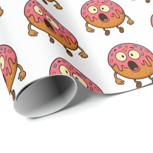 Papier Cadeau Wow Donuts (Coin rond)