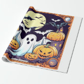 Papier Cadeau Wow Halloween Thrill (Déroulé)