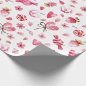 Papier Cadeau WP | Nom, Bonbons & Coeurs Valentines 30 po sur 6 (Coin)