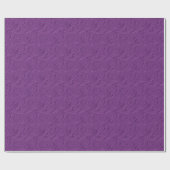 Papier Cadeau WRAP Lavande violet Rose intégrée (Plat)