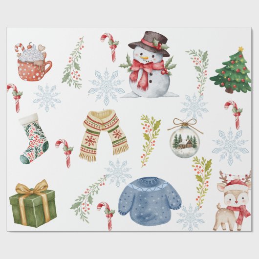 Papier Cadeau wrap papper (Plat)