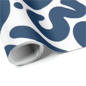 Papier Cadeau Wrapping blue hit (Coin rond)