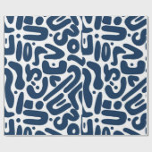 Papier Cadeau Wrapping blue hit (Plat)