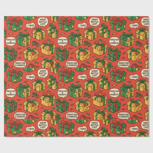 Papier Cadeau Wrapping Chaos (Plat)