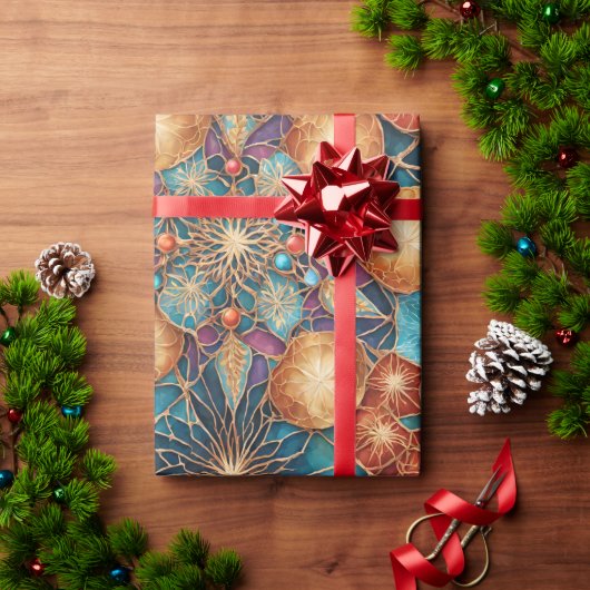 Papier Cadeau Wrapping Enchantments n2 (Cadeau de vacances)