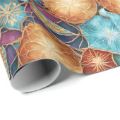 Papier Cadeau Wrapping Enchantments n2 (Coin rond)