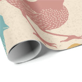 Papier Cadeau Wrapping Paper (Coin rond)