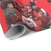 Papier Cadeau Wrapping Paper (Coin rond)