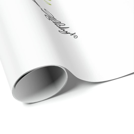 Papier Cadeau Wrapping Paper (Coin rond)