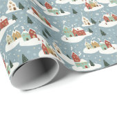 Papier Cadeau Wrapping Paper (Coin rond)