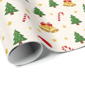 Papier Cadeau Wrapping Paper (Coin rond)