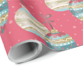 Papier Cadeau Wrapping Paper (Coin rond)