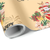 Papier Cadeau Wrapping Paper (Coin rond)
