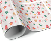 Papier Cadeau Wrapping Paper (Coin rond)