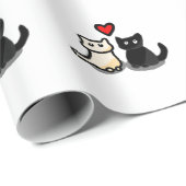 Papier Cadeau Wrapping Paper (Coin rond)