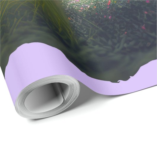 Papier Cadeau Wrapping Paper (Coin rond)