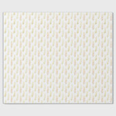 Papier Cadeau Wrapping Paper 76,2 cm x 1,8 m - Floral Pattern (Plat)