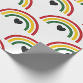 Papier Cadeau Wrapping Paper-Black History Month Wrapping Paper (Coin)