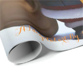 Papier Cadeau wrapping paper By James Michael Miller (Coin rond)