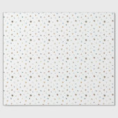 Papier Cadeau Wrapping Paper - Cute Kids Forest Picnic Pattern (Plat)