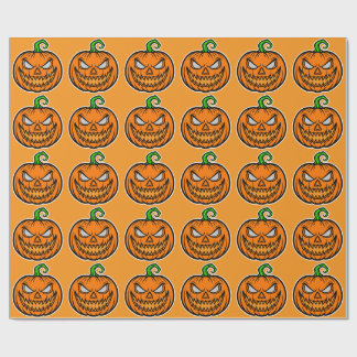 Papier Cadeau  Wrapping Paper Halloween party 