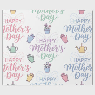 Papier Cadeau Wrapping Paper-Happy Mother’s Day Wrapping Paper