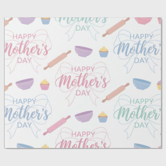 Papier Cadeau Wrapping Paper-Happy Mother’s Day Wrapping Paper
