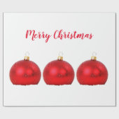 Papier Cadeau Wrapping Paper Merry Christmas (Plat)