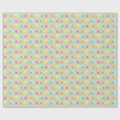 Papier Cadeau Wrapping Paper - Pastel Popsicle Pattern (Plat)