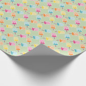Papier Cadeau Wrapping Paper - Pastel Popsicle Pattern (Coin)